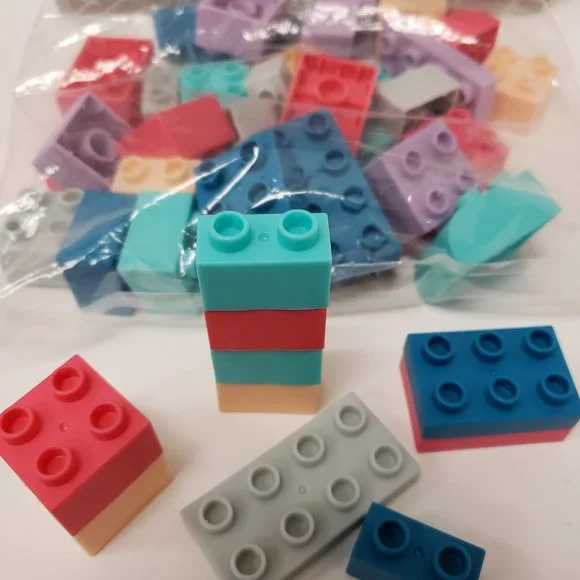 New 48pc Mini Soft Building Bricks - Picture 11 of 16